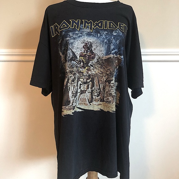 Anvil Other - Iron Maiden 2008 Somewhere Back In Time World Tour Vintage T-Shirt